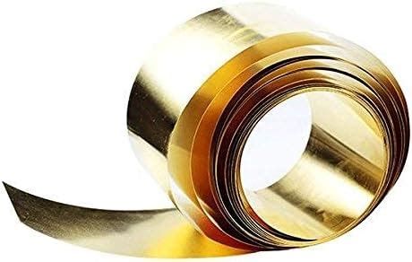 OKIl Brass Metal Thin Sheet Foil Plate 0.02 x 100 x 1000 mm